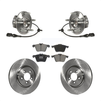 Ensemble de roulement de moyeu avant, Rotor de frein à disque et Kit de plaquettes pour Jaguar XF Premiu 2010