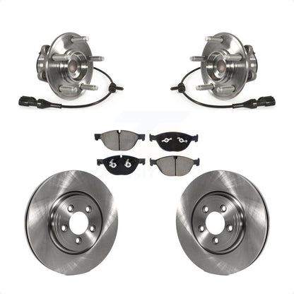 Ensemble de roulement de moyeu avant, Rotor de frein et Kit de plaquettes pour Jaguar XF Supercharge 2010