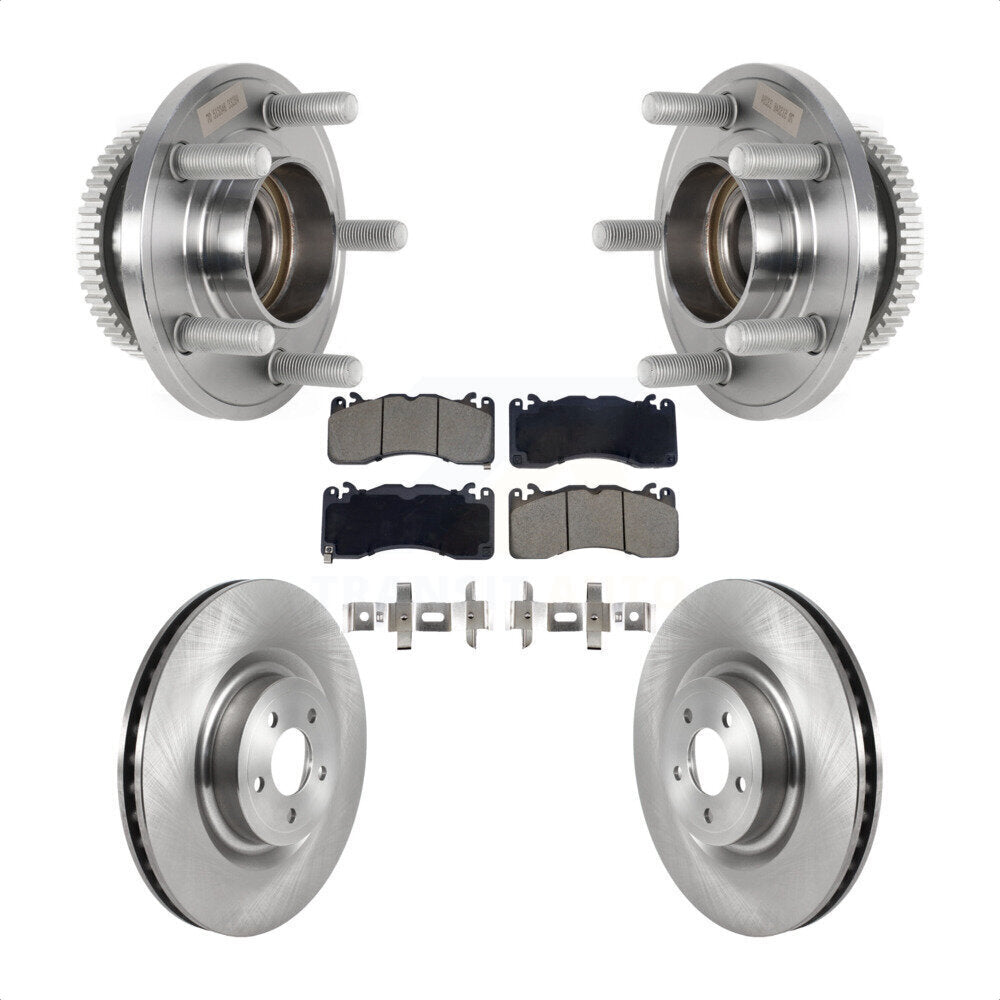 Kit de rotor et de plaquettes de frein à disque, roulement de moyeu avant, pour Ford Mustang avec frein Brembo