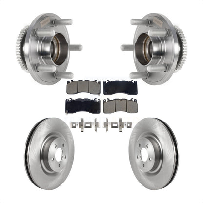 Kit de rotor et de plaquettes de frein à disque, roulement de moyeu avant, pour Ford Mustang avec frein Brembo