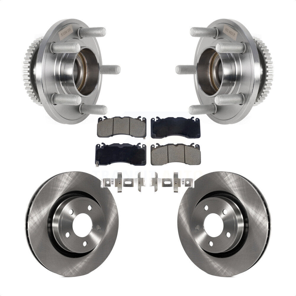 Kit de plaquettes de rotor de frein, roulement de moyeu avant, pour Ford Mustang V6 15 avec frein Brembo