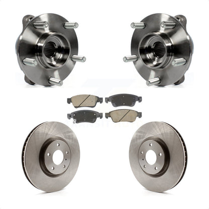 Kit de rotors et plaquettes de frein à disque d'assemblage de roulement de moyeu avant pour INFINITI G35 Q60