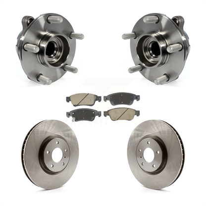 Ensemble de roulement de moyeu avant, Rotor de frein à disque et Kit de plaquettes pour INFINITI G37 G35 Q6
