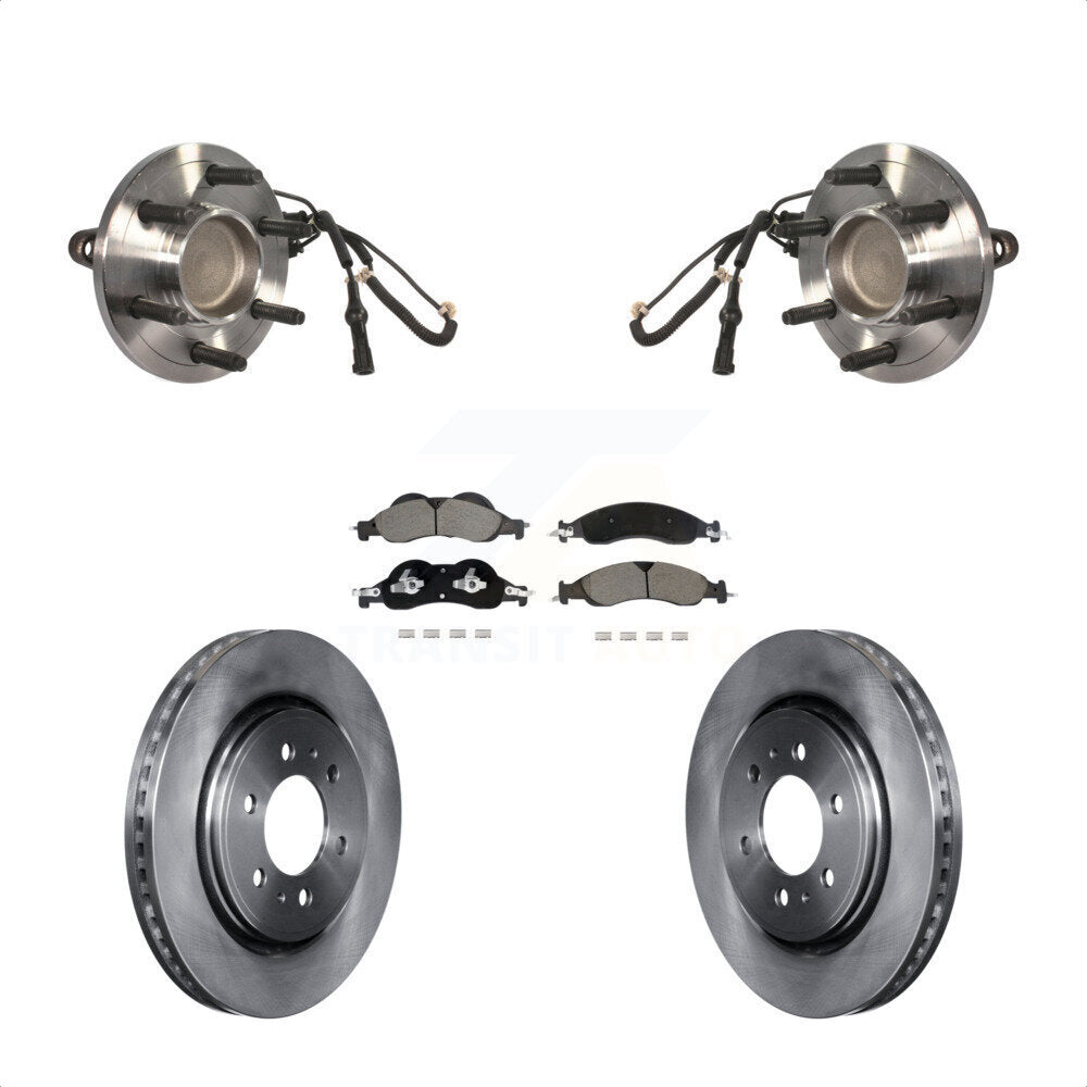 Kit de plaquettes de Rotor de frein, roulement de moyeu avant, pour Ford Expedition Lincoln Navigator RW