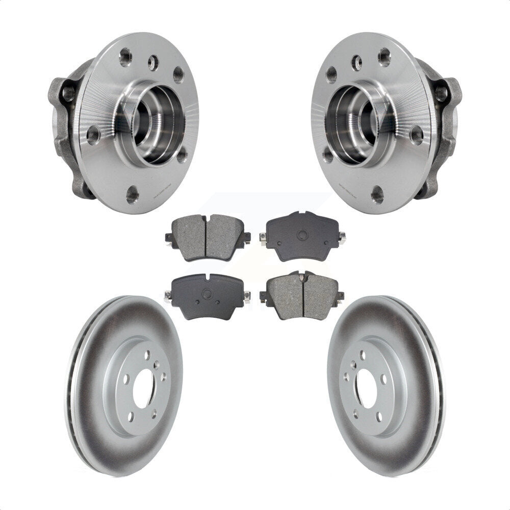 Kit de plaquettes de Rotor de frein revêtues de roulement de moyeu avant, pour Mini Cooper Countryman Clubma