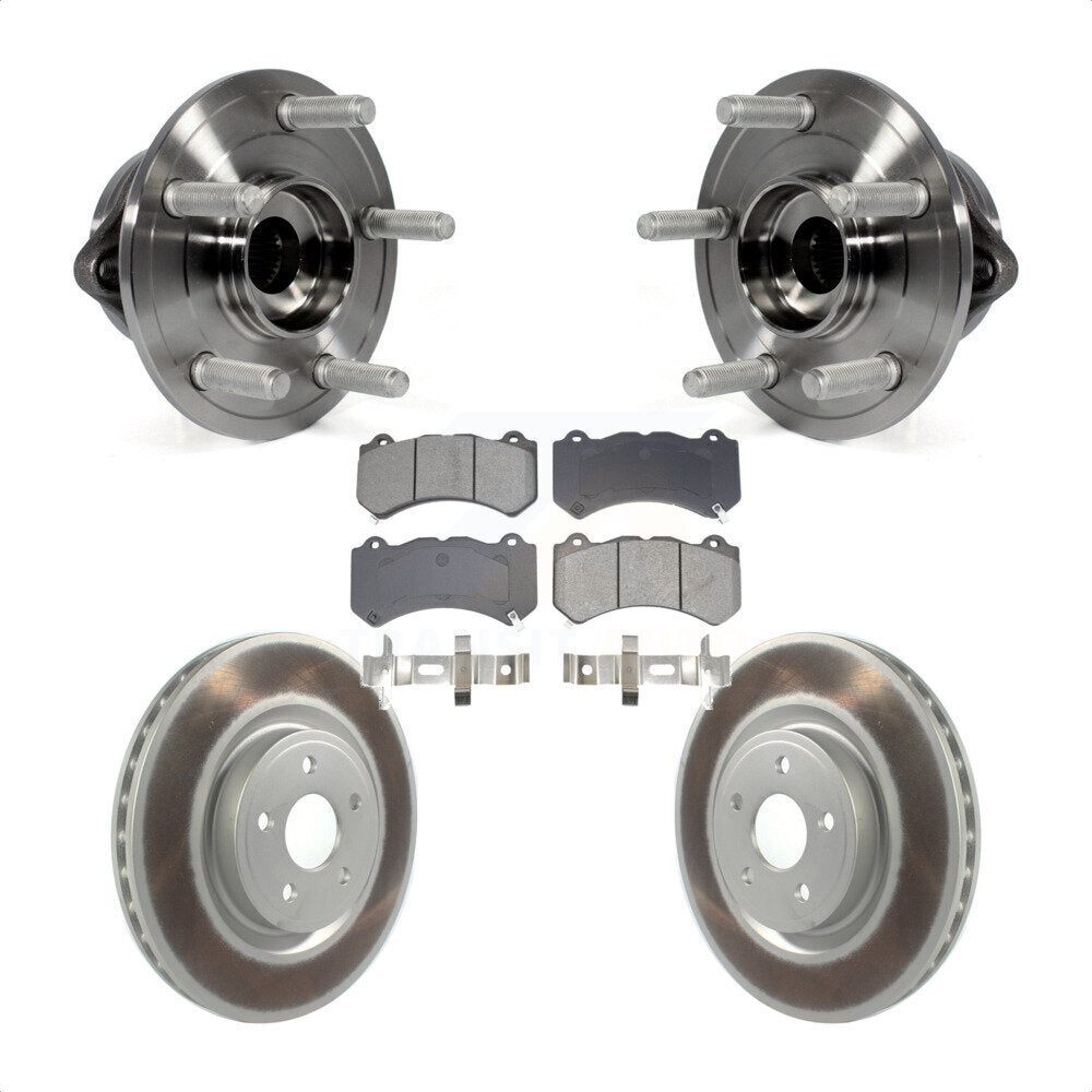 Kit de plaquettes de Rotor de frein, manteau de roulement de moyeu avant, pour Jeep Grand Cherokee Dodge Durang