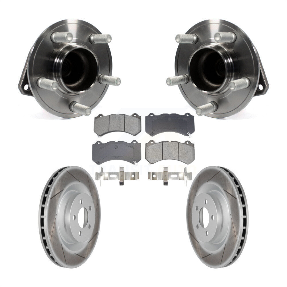 Kit de plaquettes de Rotor de frein, ensemble de roulements de moyeu avant, pour Dodge Challenger Charge