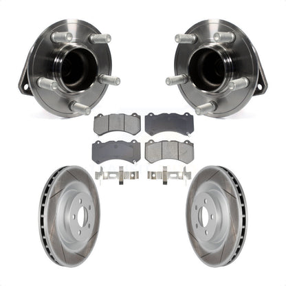 Kit de plaquettes de Rotor de frein, ensemble de roulements de moyeu avant, pour Dodge Challenger Charge