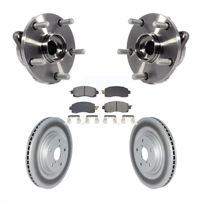 Kit de plaquettes de Rotor de frein enduites de roulement de moyeu avant, pour Subaru Forester Outback Legac