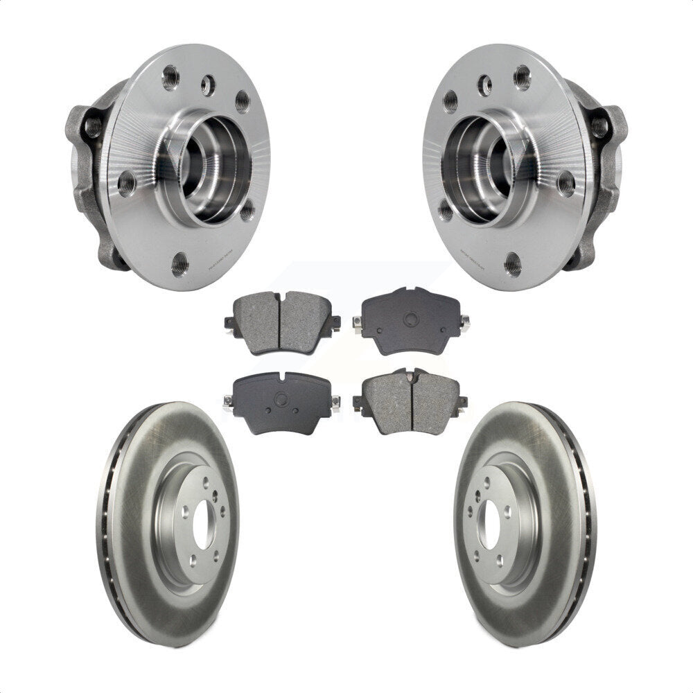 Kit de plaquettes de Rotor de frein, manteau de roulement de moyeu avant, pour BMW X1 Mini Cooper Countryman X