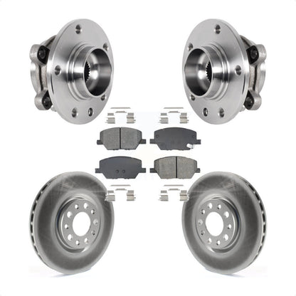 Kit de plaquettes de Rotor de frein enduit de roulement de moyeu avant, pour Jeep Compass Renegade Fiat 500
