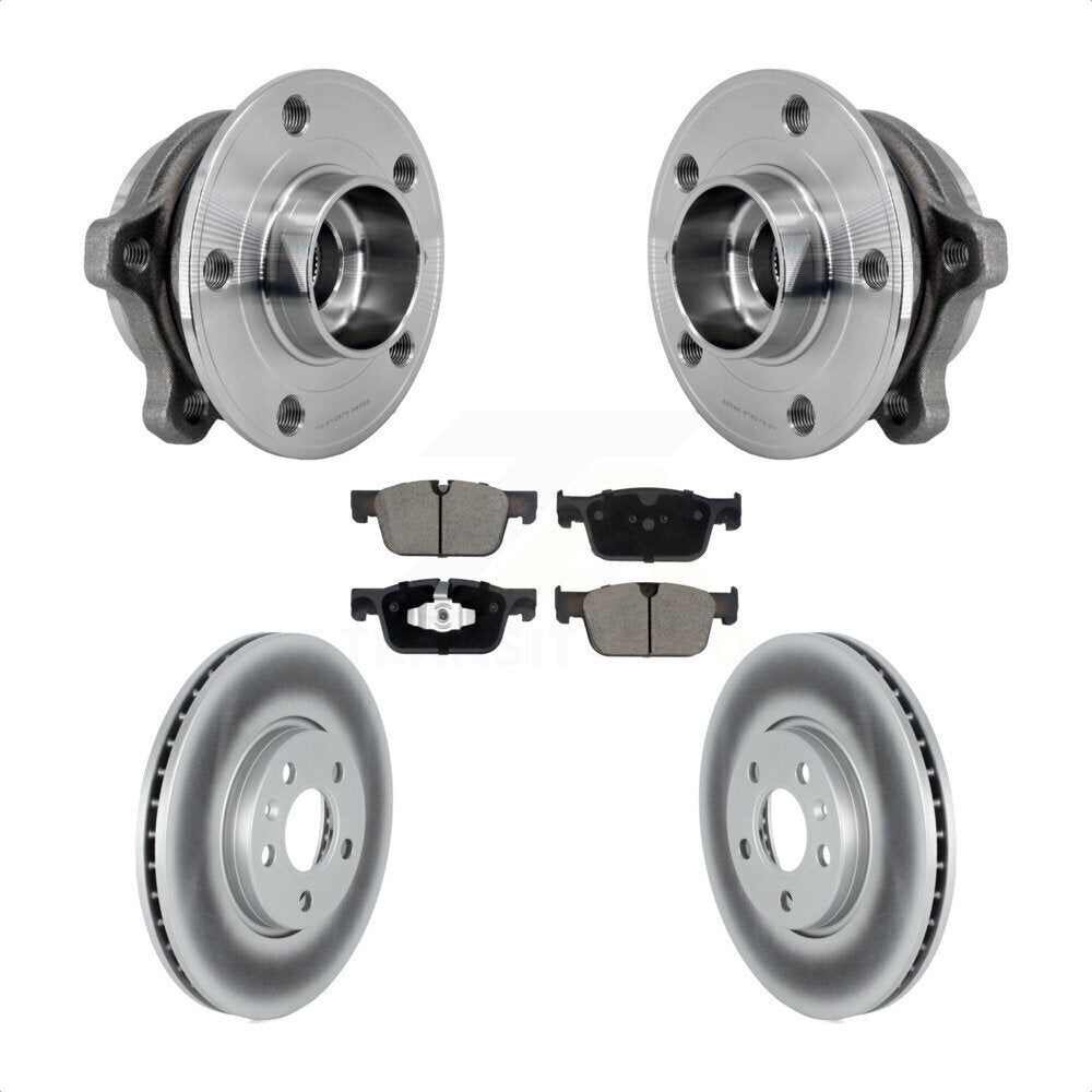 Kit de plaquettes de Rotor de frein enduit de roulement de moyeu avant, pour Volvo S60 V60 S90 Cross Country