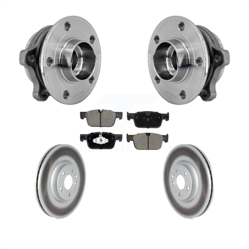 Kit de plaquettes de Rotor de frein, manteau de roulement de moyeu avant, pour Volvo XC60 S60 V90 Cross Country