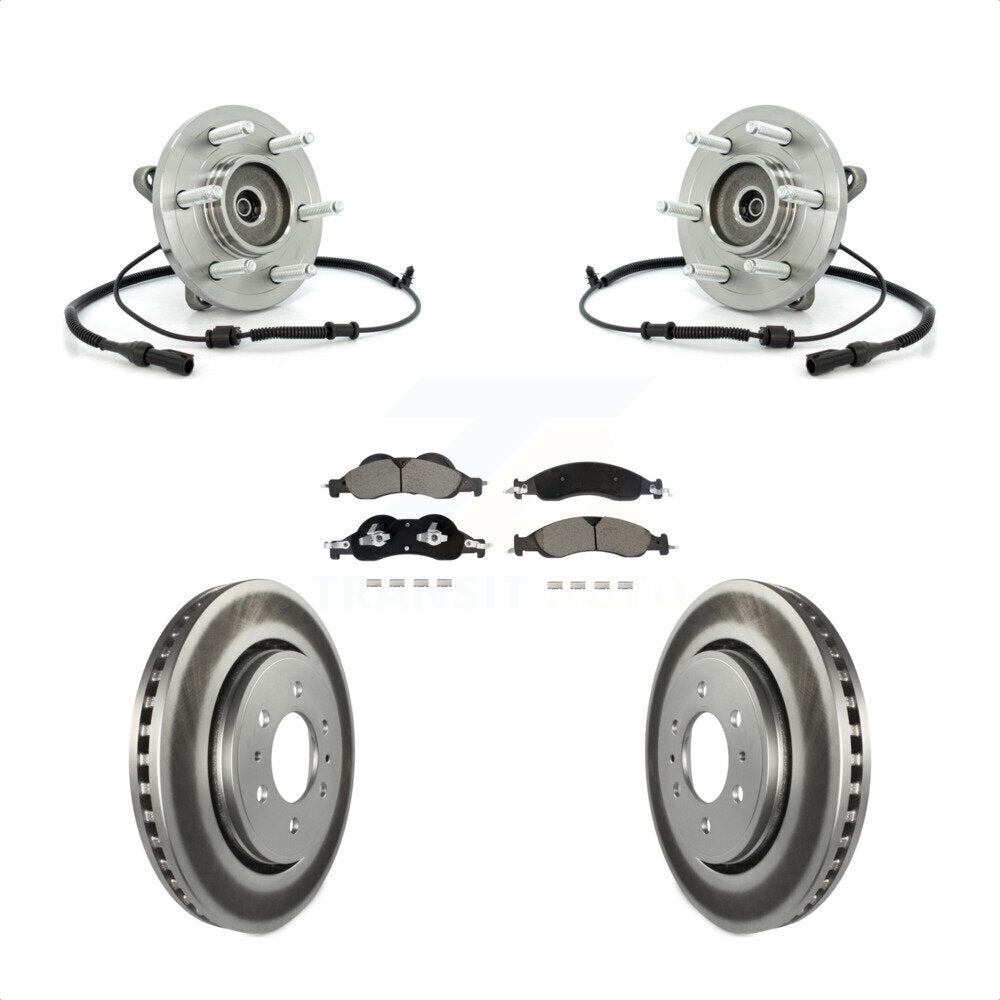 Kit de plaquettes de Rotor de frein, roulement de moyeu avant, pour Ford Expedition Lincoln Navigato