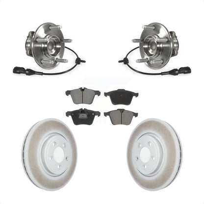 Ensemble de roulement de moyeu avant, Kit de plaquettes de Rotor de frein revêtues pour Jaguar XF Premiu 2010