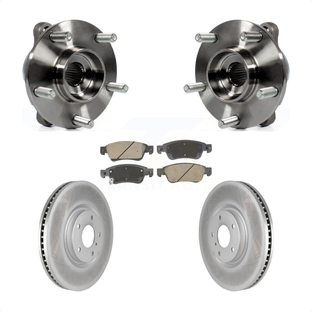 Kit de plaquettes de Rotor de frein à disque enduit d'assemblage de roulement de moyeu avant pour INFINITI G35 Q6
