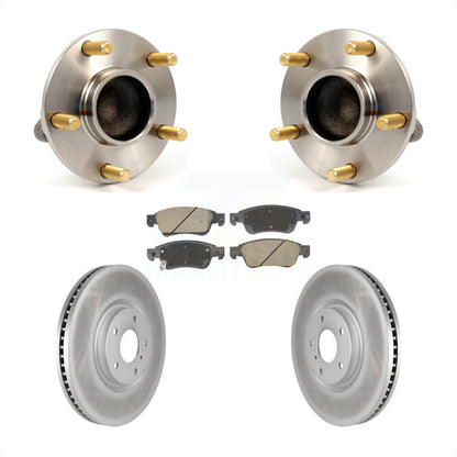 Ensemble de roulement de moyeu avant, Rotor de frein à disque revêtu et Kit de plaquettes pour INFINITI G3