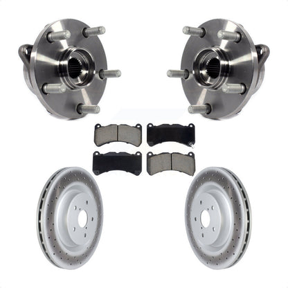 Ensemble de roulements de moyeu avant, Kit de plaquettes de Rotor de frein pour Subaru WRX ST 2018 – 2020