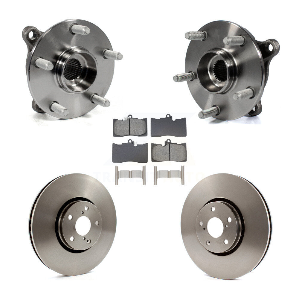 Kit de plaquettes de Rotor de frein à disque, ensemble de roulements de moyeu avant (5 pièces) pour Lexus IS300 IS35