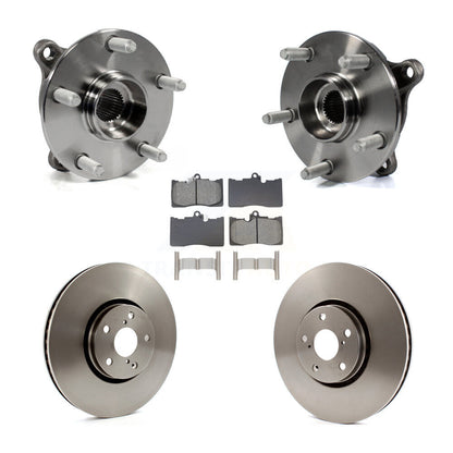 Kit de plaquettes de Rotor de frein à disque, ensemble de roulements de moyeu avant (5 pièces) pour Lexus IS300 IS35