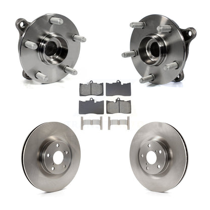 Kit de Rotor et plaquettes de frein, roulement de moyeu avant (5 pièces) pour Lexus IS300 IS350 GS350 RC35