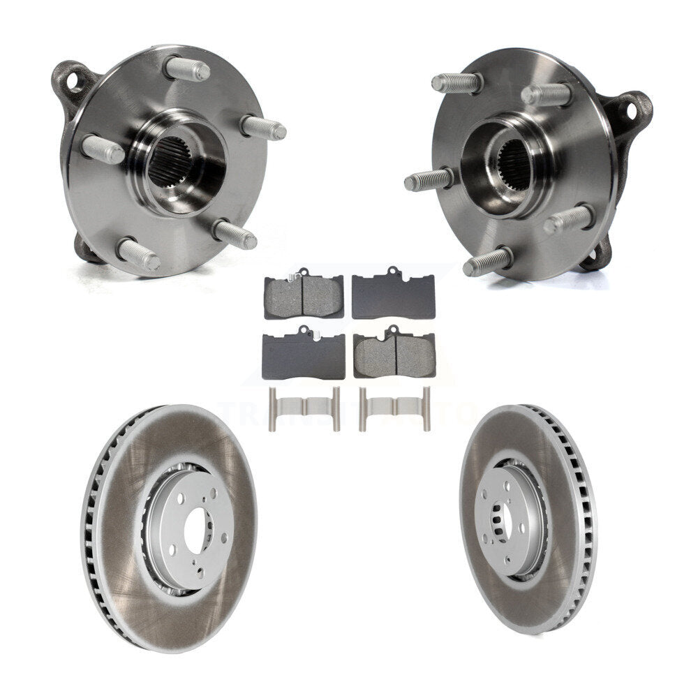 Kit de plaquettes de rotor de frein, ensemble de roulements de moyeu avant (5 pièces) pour Lexus IS300 IS35