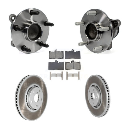 Kit de plaquettes de rotor de frein enduites de roulement de moyeu avant (5 pièces) pour Lexus IS350 GS350 GS450