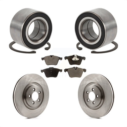 Kit de rotors de frein à disque et de plaquettes en céramique, roulement de roue avant, pour Jaguar XK 2015
