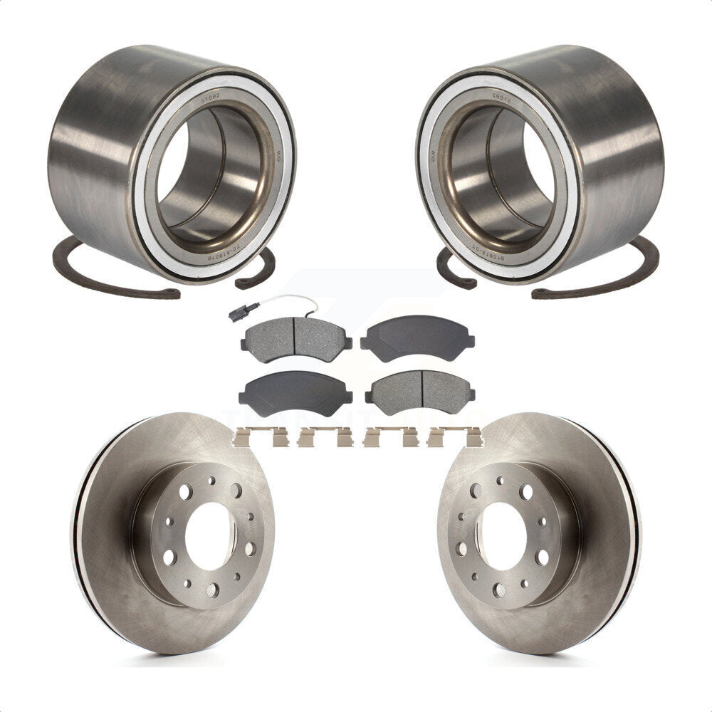 Kit de Rotor et plaquettes de frein à disque, roulement de roue avant, pour Ram ProMaster 2500 3500 150