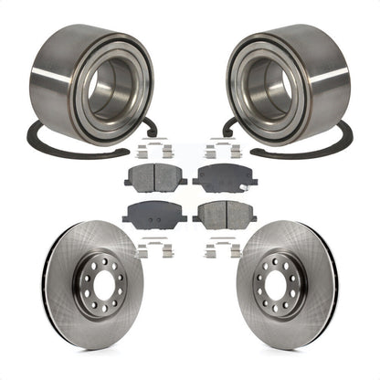 Kit de rotors et plaquettes de frein à disque de roulement de roue avant pour Fiat 500X 2016-2018