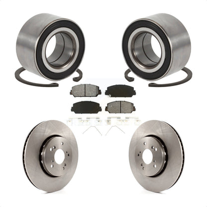 Kit de rotors et plaquettes de frein à disque de roulement de roue avant pour Acura ILX 2016 KBB-12918