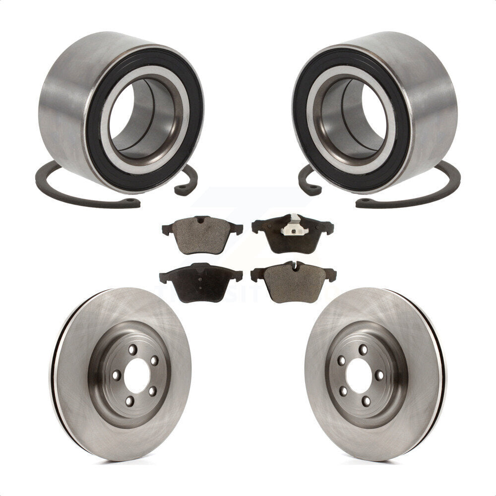 Kit de rotors et plaquettes de frein à disque de roulement de roue avant pour Jaguar XK 2015 KBB-12919
