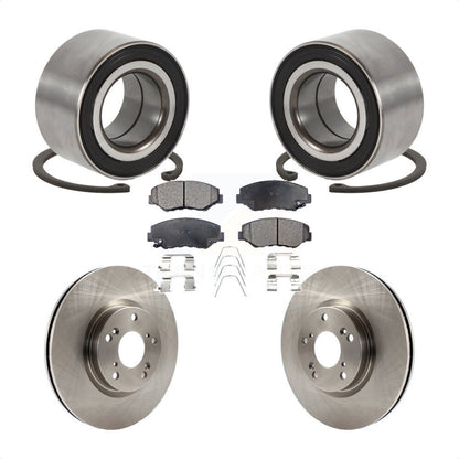 Kit de rotors et plaquettes de frein à disque, roulement de roue avant, pour Honda Civic Acura ILX