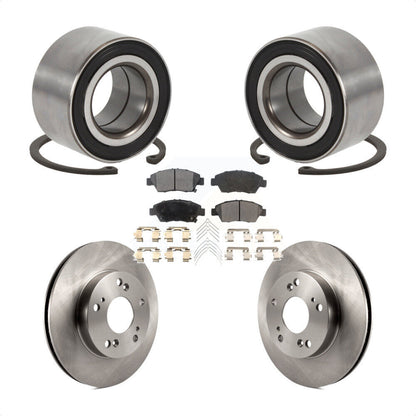 Kit de rotors et plaquettes de frein à disque de roulement de roue avant pour Acura ILX 2015 1,5 l