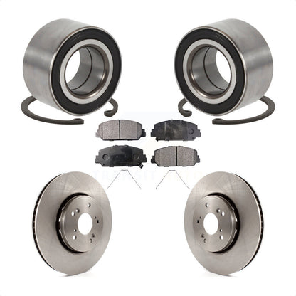 Kit de rotors et plaquettes de frein à disque de roulement de roue avant pour Acura ILX 2016 KBB-12919