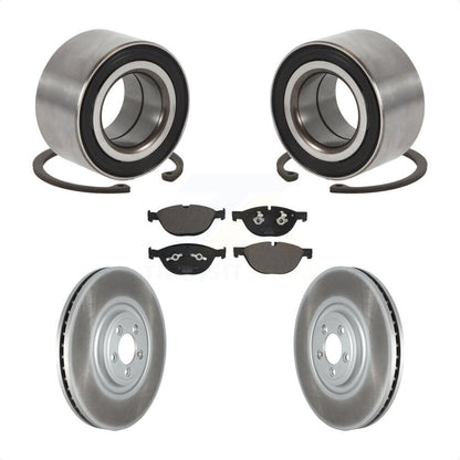 Kit de Rotor et plaquettes de frein à disque revêtu de roulement de roue avant, pour Jaguar XJR XJR575 XK
