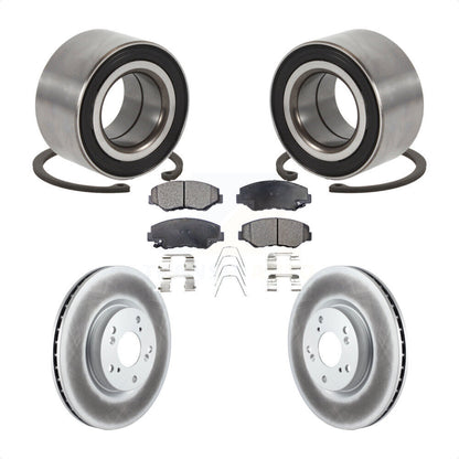 Kit de Rotor et plaquettes de frein à disque revêtu de roulement de roue avant, pour Honda Civic Acura IL