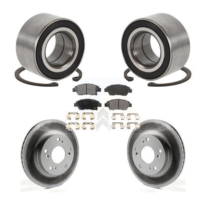 Kit de Rotor et plaquettes de frein à disque enduit de roulement de roue avant pour Acura ILX 2015 1.5