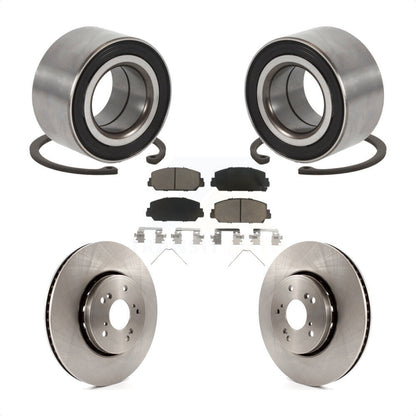 Kit de rotors de frein à disque et de plaquettes en céramique, roulement de roue avant, pour Acura ILX 2016