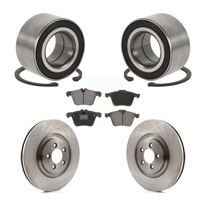 Kit de rotors de frein à disque et de plaquettes en céramique, roulement de roue avant, pour Jaguar XK 2015