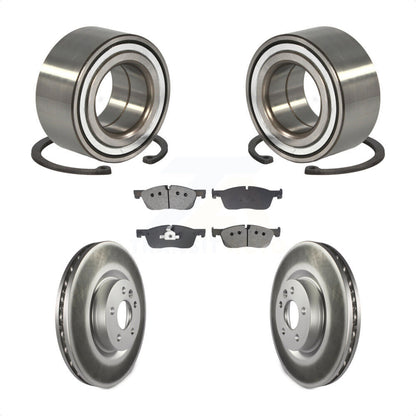 Kit de Rotor et plaquettes de frein revêtus de roulement de roue avant, pour Land Rover Discovery Spor