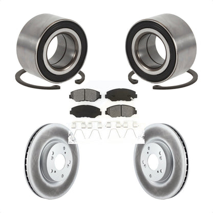 Kit de Rotor et plaquettes de frein à disque revêtu de roulement de roue avant, pour Honda Civic Acura IL