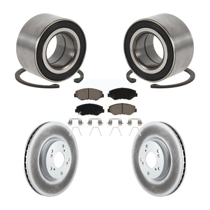 Kit de Rotor et plaquettes de frein à disque revêtu de roulement de roue avant, pour Honda Civic Acura IL
