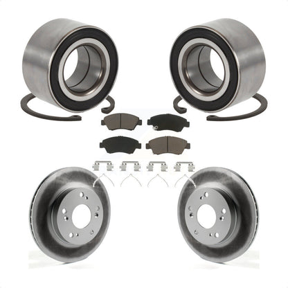 Kit de Rotor et plaquettes de frein à disque enduit de roulement de roue avant pour Acura ILX 2015 1.5
