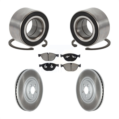 Kit de Rotor et plaquettes de frein à disque revêtu de roulement de roue avant, pour Jaguar XJR XJR575 XK