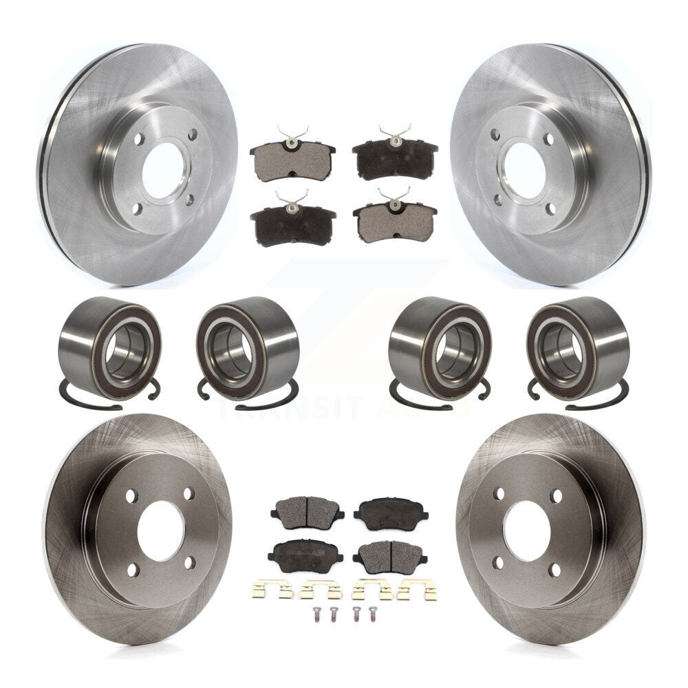 Kit de plaquettes de rotor de frein à disque pour roulement avant et arrière (10 pièces) pour Ford Fiesta S 2014-2019