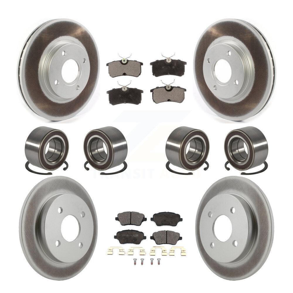 Kit de plaquettes de rotor de frein, roulement avant et arrière (10 pièces) pour Ford Fiesta S 2014 – 2019