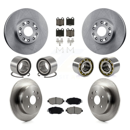 Kit de rotor et de plaquettes de frein à disque, roulement avant et arrière (10 pièces) pour Lexus IS30 2001 – 2005
