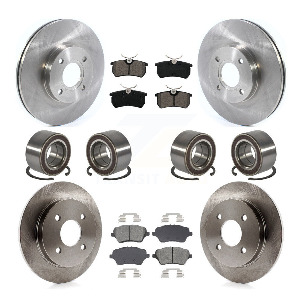 Kit de plaquettes de rotor de frein à disque pour roulement avant et arrière (10 pièces) pour Ford Fiesta S 2014-2019
