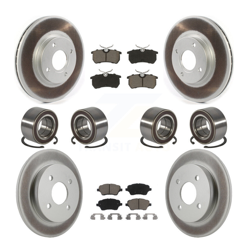 Kit de plaquettes de rotor de frein, roulement avant et arrière (10 pièces) pour Ford Fiesta S 2014 – 2019
